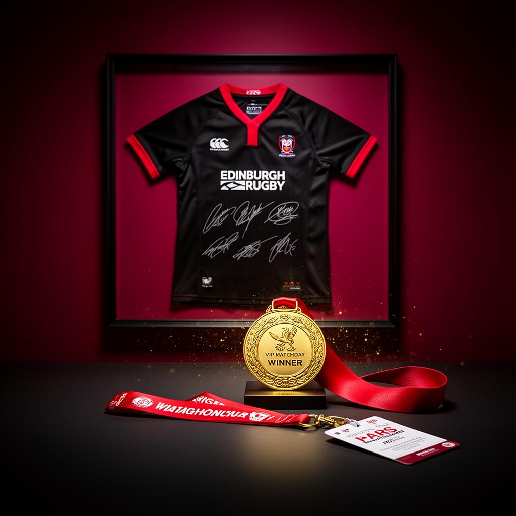 Framed Jersey + Medal + VIP Matchday